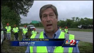 Brevard County inmates are back on the chain gang