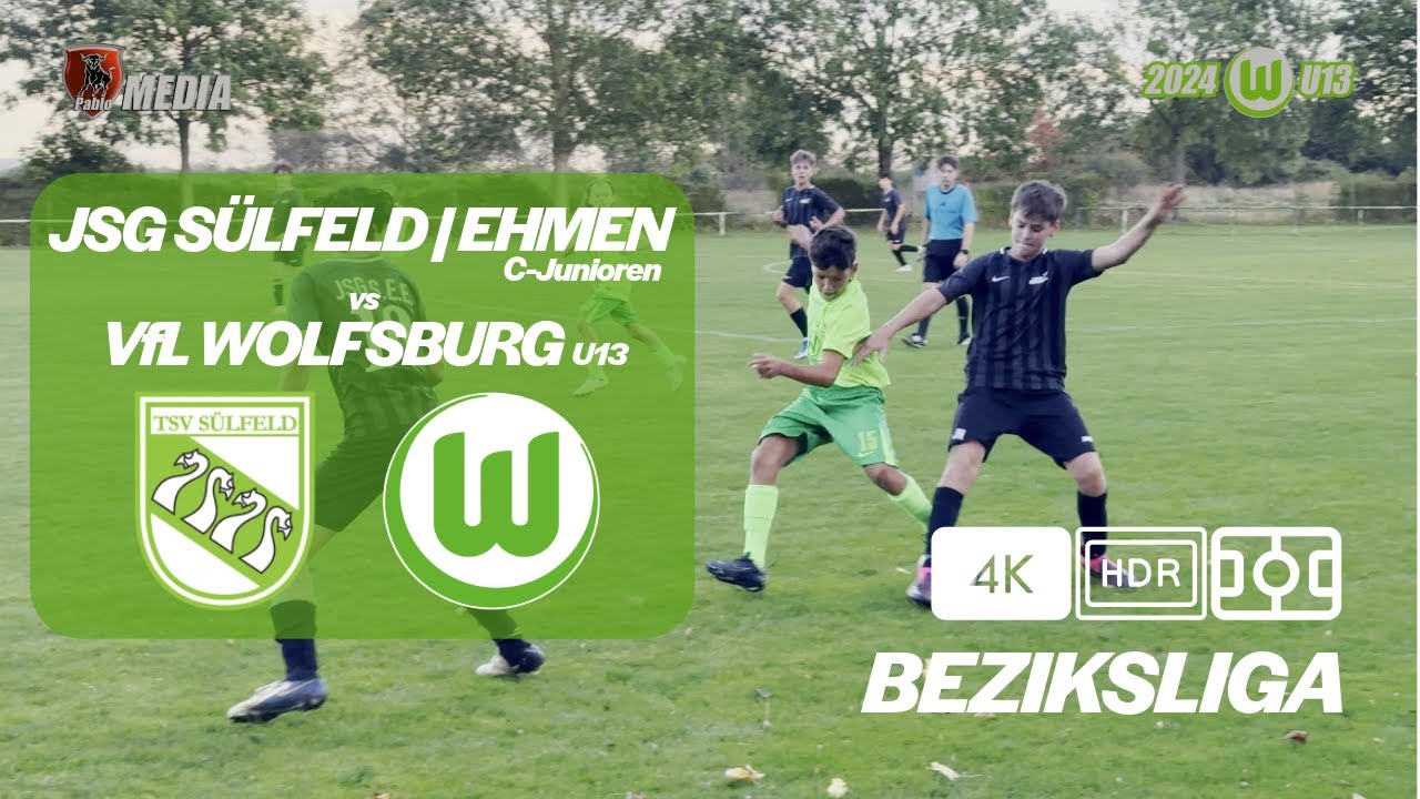 VfL Wolfsburg U13 vs. JSG Sülfeld-Ehmen C-Junioren | Bezirksliga | 27.09.2024  4K UHD 60p HDR