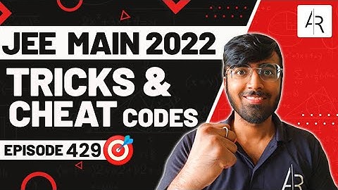 JEE Main 2022: Option Elimination Tricks🔥| Tricks & Cheat Codes #429 [ COMBO Course In Description ]