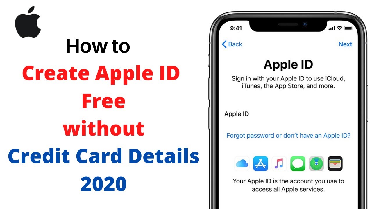 How To Create Apple ID.Create New Apple id For iPhone,iPad Free 2020