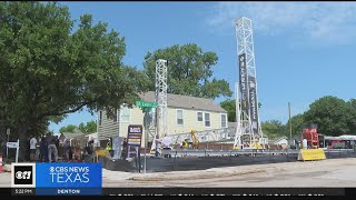 3Dprinted home under construction in Fort Worth