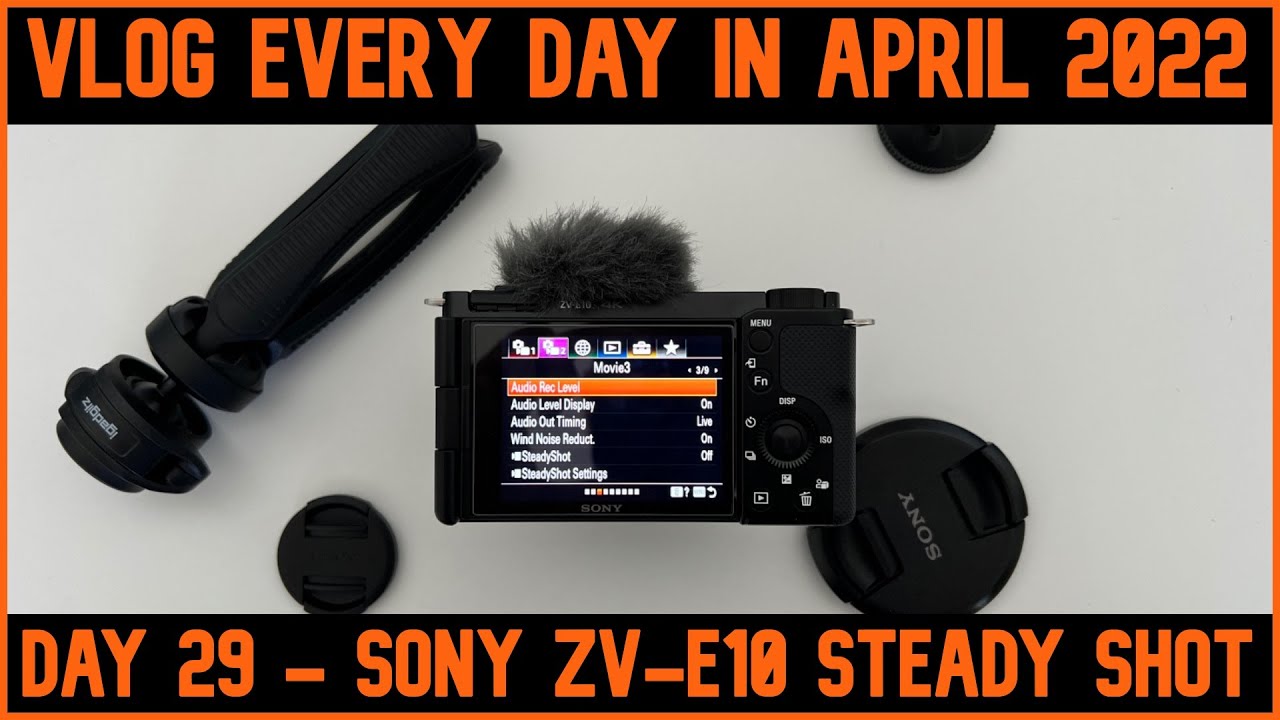 Sony ZV-E10 Steady Shot. What Is It? - Vlog Every Day In April Day