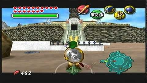 Zelda Majoras Mask - Bombchu Hover to Great Bay Entrance (GCN