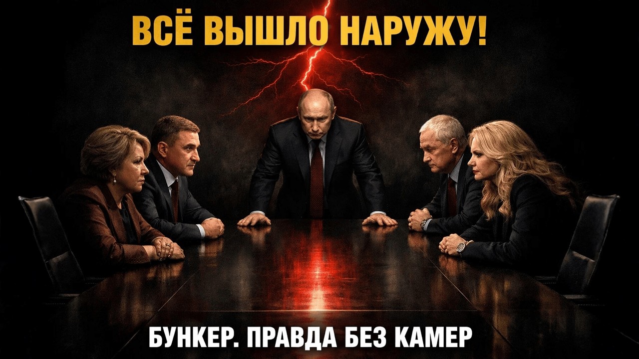 ПУТИН ЗАПЕР ИХ В БУНКЕРЕ! 5 часов без телефонов — Белоусов, Дюмин, Матвиенко, Володин, Голикова!