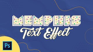 Photoshop Tutorial: Create Memphis Text Effect In Photoshop (+ Free PSD )