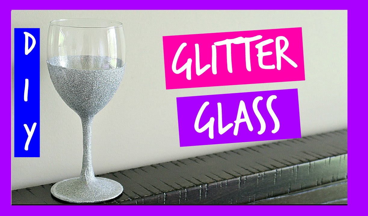 How to Make Glitter Champagne Flutes