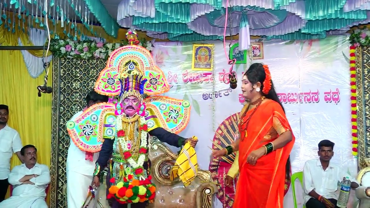 ಕೋರ್ಲಗುಂದಿ ಗ್ರಾಮದಲ್ಲಿ ನಡೆದ ಶ್ರೀ ರೇಣುಕಾ ದೇವಿ ಕಲ್ಯಾಣ ಎಂಬ ಸುಂದರ ಪೌರಾಣಿಕ ನಾಟಕ Part 14