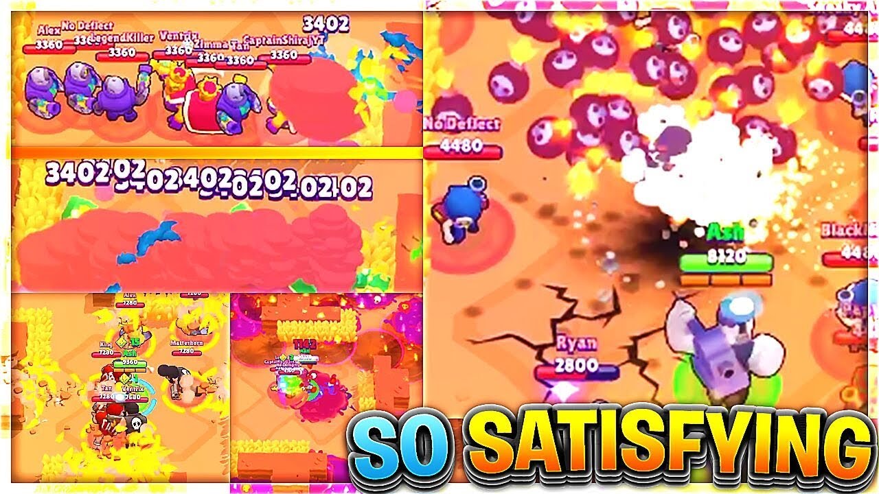 The Most Satisfying Video Ever In Brawl Stars Part 2 Youtube - video brawls star 1200 trophe