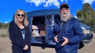 RETIRE CHEAP, Live Well: Van Life on SOCIAL SECURITY, Living in a COZY 1996 Conversion Van