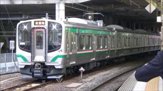 E721系1000番台試運転で爆走120km/h走行!