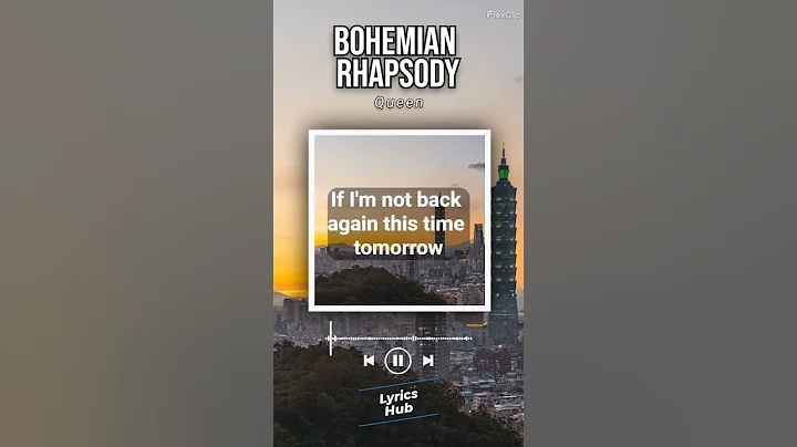 Lyrics video of Bohemian Rhapsody by Queen #bohemianrhapsody #queen #lyricsvideo #lyricsshorts #song