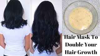 Hair Mask To Double Your Hair Growth In Just 1 Month | DIY Egg Hair Mask