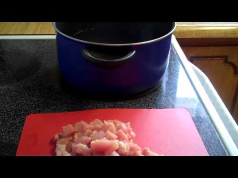 Red chile with pork!