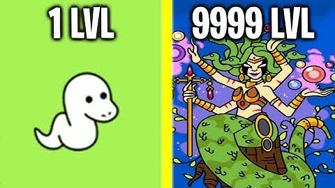 MAX LEVEL SNAKE GOD EVOLUTION! All Snake Unlocked in Snake Evolution! (9999+ Level Snake!)