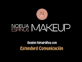 Making off maquillaje sesion fotográfica Noelia Espinos &amp; Estandar Comunicaciones