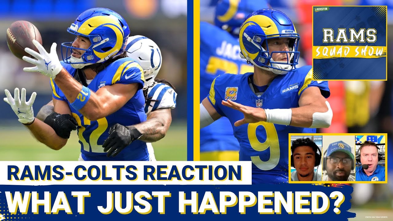 RAMS SQUAD SHOW: Puka’s HEROICS, Tutu Atwell’s GAME-WINNING TD give Rams CRAZY 27-20 win over Colts