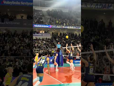 🟡🔵 Ana Cristina 💥 #volleyball #voleybol #fenerbahçe #volei