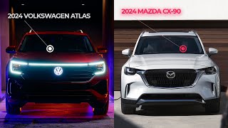 2024 Volkswagen Atlas vs 2024 Mazda CX 90 | Interior, Exterior and Specifications compared