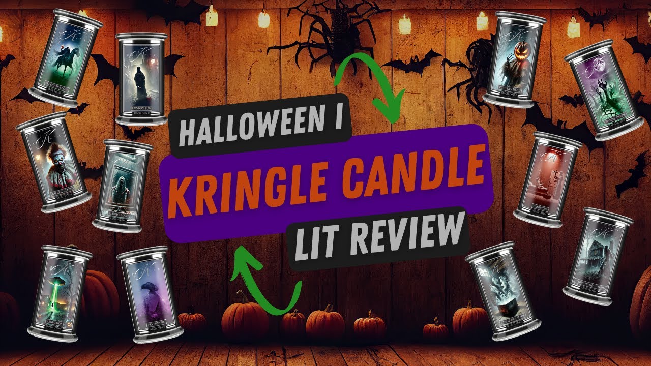 📦🔥 Unboxing & Lit Review | Kringle Candle Halloween 1 Collection 🎃🦇 | ELEVEN Scents Reviewed! 🕷️🕸️