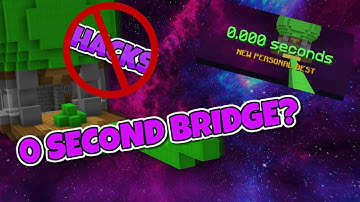 [Patched] 0 SECOND BRIDGE POSSIBLE? HYPIXEL BRIDGING PRACTICE [ORIGINAL VIDEO WORLD RECORD]
