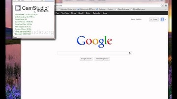 How to record a training video with CamStudio