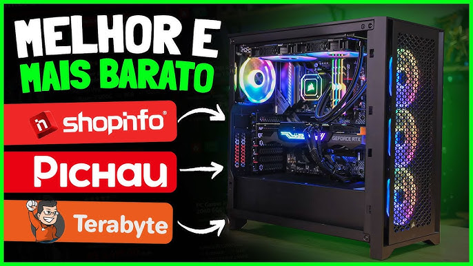 Pc gamer completo pichau  Black Friday Casas Bahia