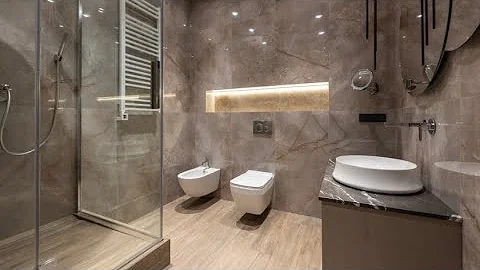 Latest Bathroom Design 2021 | Dry & Wet Area | Wall Tiles Design | Sanitary Fittings - DayDayNews