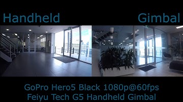GoPro 5 and Feiyu Tech G5 Gimbal test