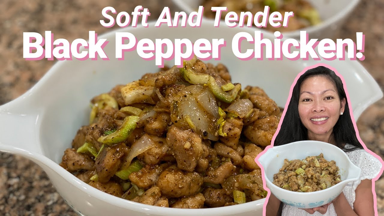 How To Make Black Pepper Chicken YouTube