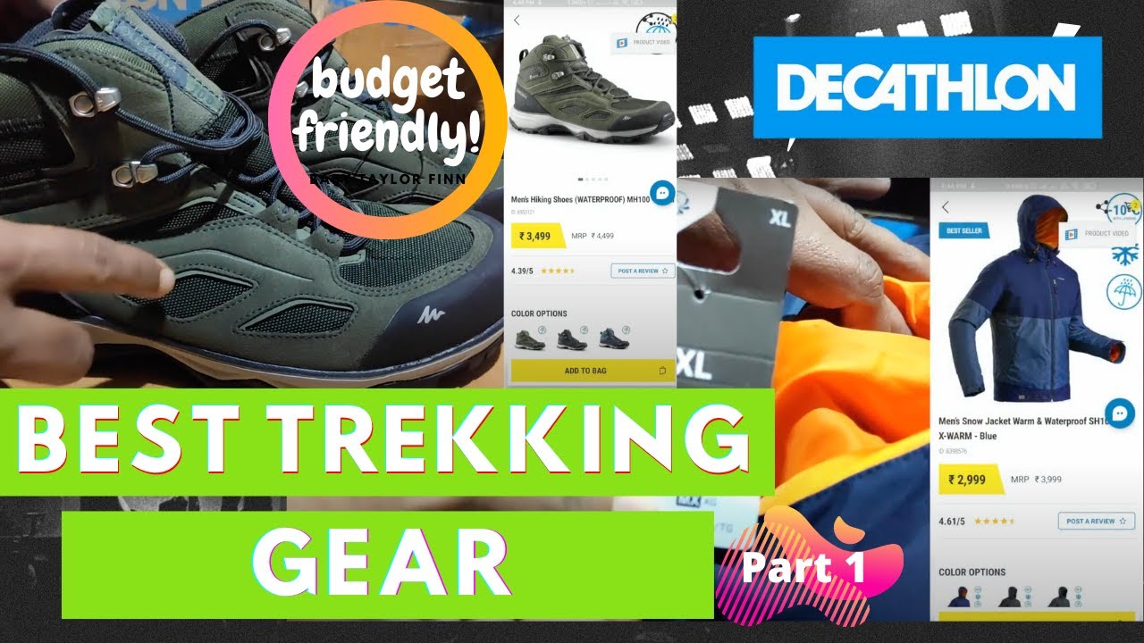 Best Trekking Gear for BEGINNERS Budget trek gear in India Decathlon