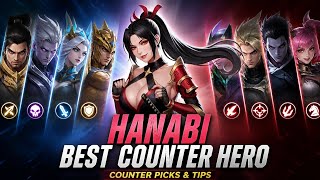 Hanabi best counter hero 😱#shortvideo #mobilelegends #mlbb #mrsallu 