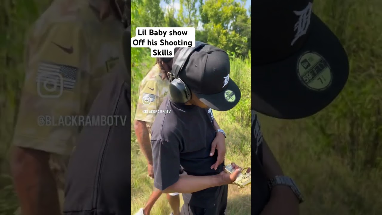 Watch Lil Baby show his Shooting Skills to Black Rambo on YouTube Watch Lil Baby show his Shooting Skills to Black Rambo on YouTube