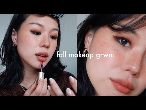 grwm daily fall makeup ?(after double eyelid surgery)
