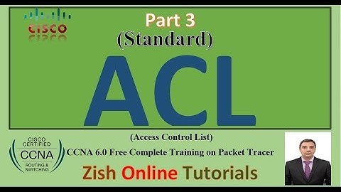 ACL Stanadard Scenario Configuration |CCNA Complete Training| Version 6.0 in Urdu Part 3