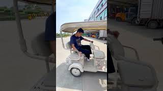 Advanced battery technology, bubushine electric tricycle offers better range.