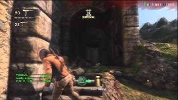 Uncharted 3: Chateau Co-op Arena Survival Round Online Multiplayer