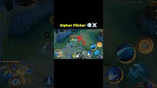 Alpha + Flicker Tricks ☠️ #alpha #tutorial #shorts #mobilelegends #mlbb #mobilelegendsbangbang