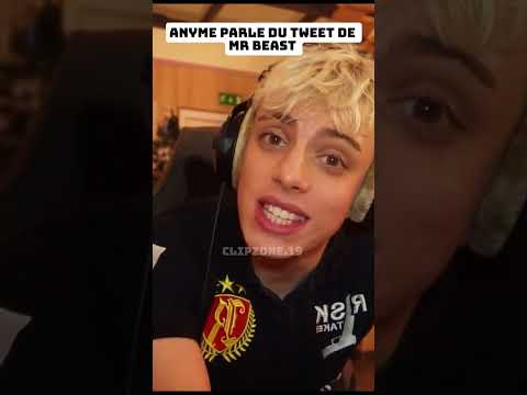 Anyme réagît au tweet de mister beast sur lui 🤯 #anyme #mrbeast