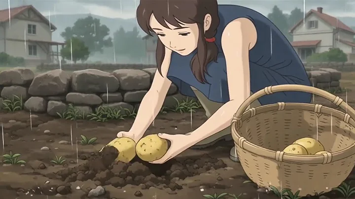 Peaceful Rainy Day in  COUNTRYSIDE | Ghibli-Style Relaxing Anime Vlog