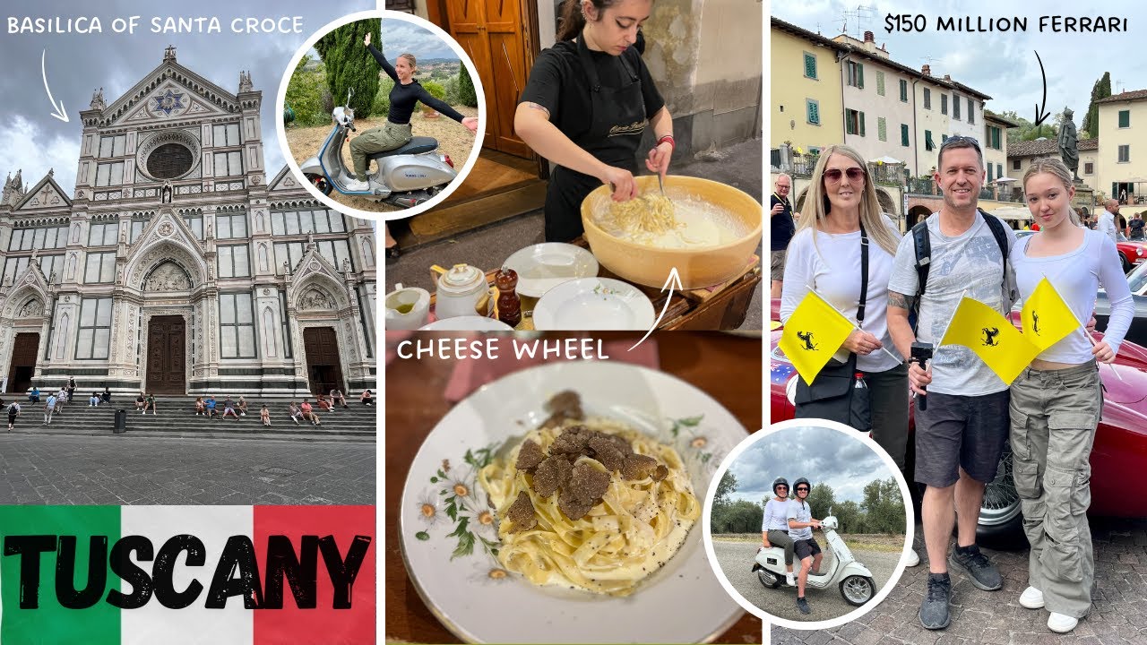 Day 6: Tuscany on a Vespa: Vino & Cheese Wheel Dreams 🍝🇮🇹
