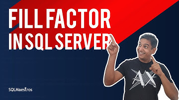 FILL FACTOR in SQL Server