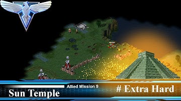 Red alert 2 | Allied campaign mission 9 Sun Temple (Extra Hard)