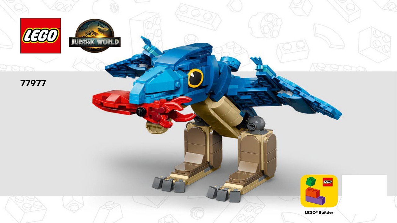 Baby Dinosaur: Pteranodon LEGO instructions