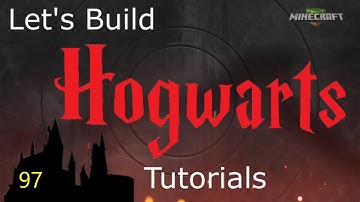 Lets Build Hogwarts in Minecraft Tutorials Part 97 The Long Gallery part 2