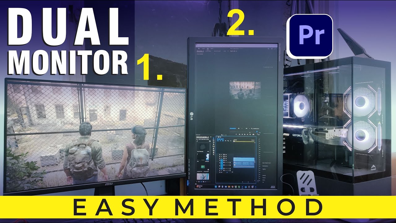 How to Setup DUAL Monitor in Adobe Premiere Pro