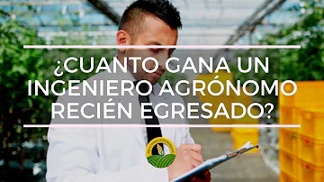 ¿Cuánto gana un ingeniero agrónomo al mes?