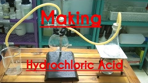 Making Hidrochloric acid with easy to find chemicals