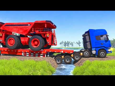 Spintires Mudrunner Gameplay Challenge River Offroad #64 #spintiresmudrunner