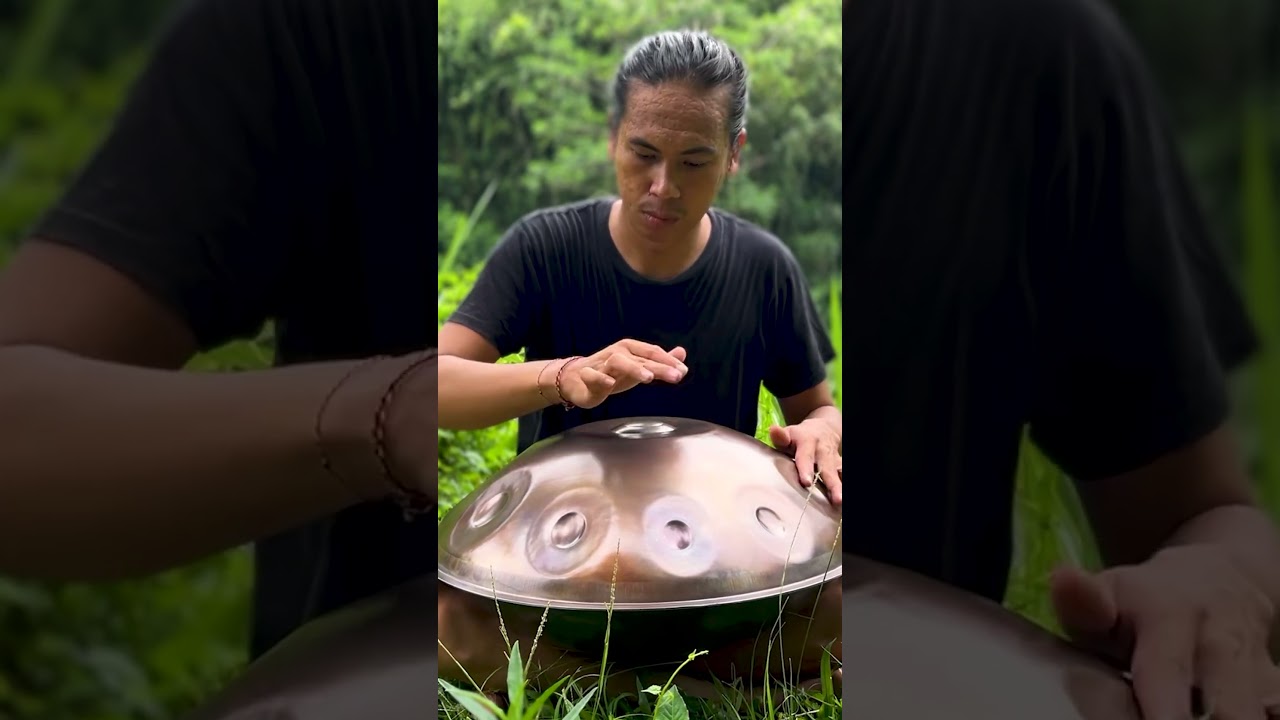 ‘Playing the handpan is like a peaceful dance’ 🍀💚