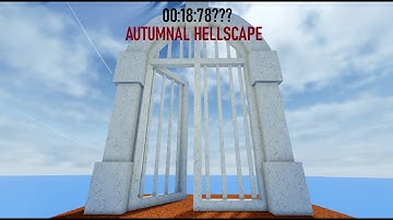 Autumnal Hellscape glitched speedrun in climbing game (00:18:78) | Roblox